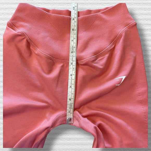 Gymshark High-Waisted Seamless Leggings Pink Size XS - Picture 5 of 7